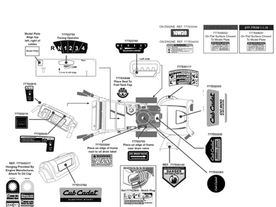 Part Location Diagram of 777D22222 MTD LBL-ENG SHROUD 38